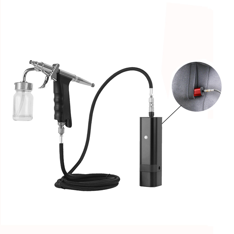 Automatická súprava na líčenie akumulátorového airbrush s bočným podávačom